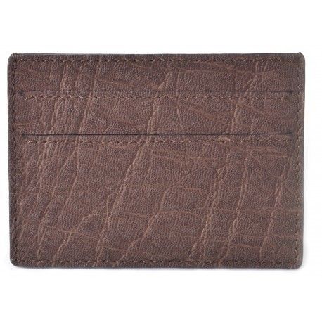 Men's Elephant Brown Credit Card Case & Business Card Holder - La ...