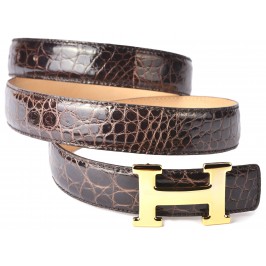 Hermès Black Reversible 13 mm H Belt Kit 85 cm | M