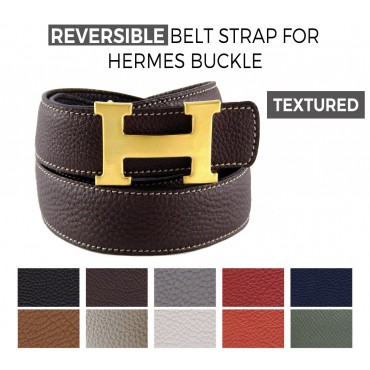 hermes belt white stitching