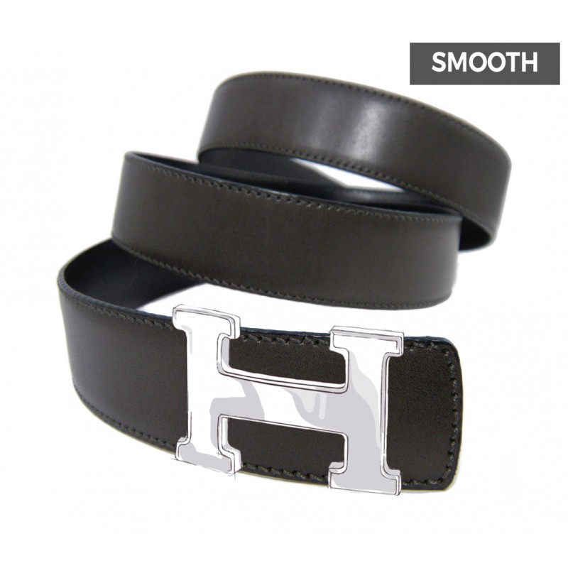 Green ostrich skin replacement leather belt for Hermes buckles