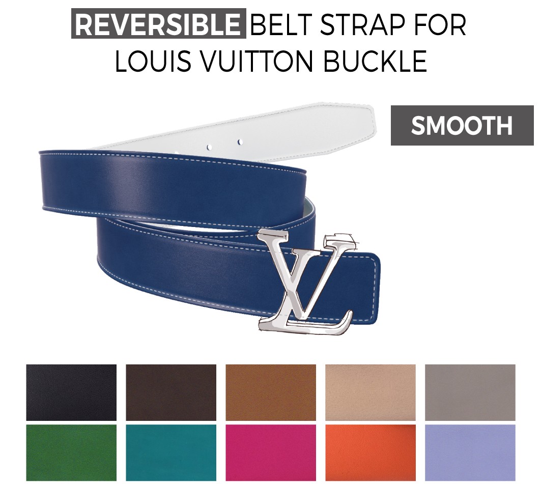 Replacement belt straps tailored to customers' Louis Vuitton LV buckles –  AQUILA®