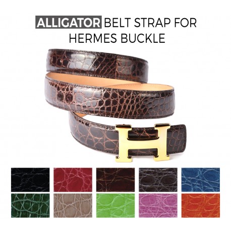 hermes alligator belt